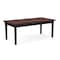 Lesro Lenox Steel Coffee Table, Cocoa Walnut LS0840 - alternate 2